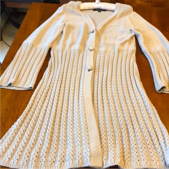 Nine West Sweaters - 🍁Nine West Sz L Long Sweater🧡